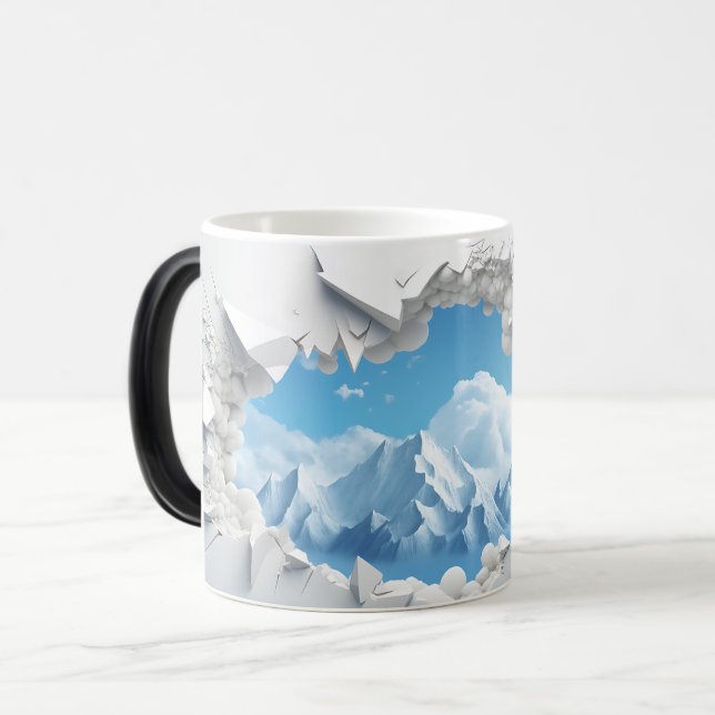 Mug Magic 3D Landscape Verwandlungstasse (Vorderseite Links)