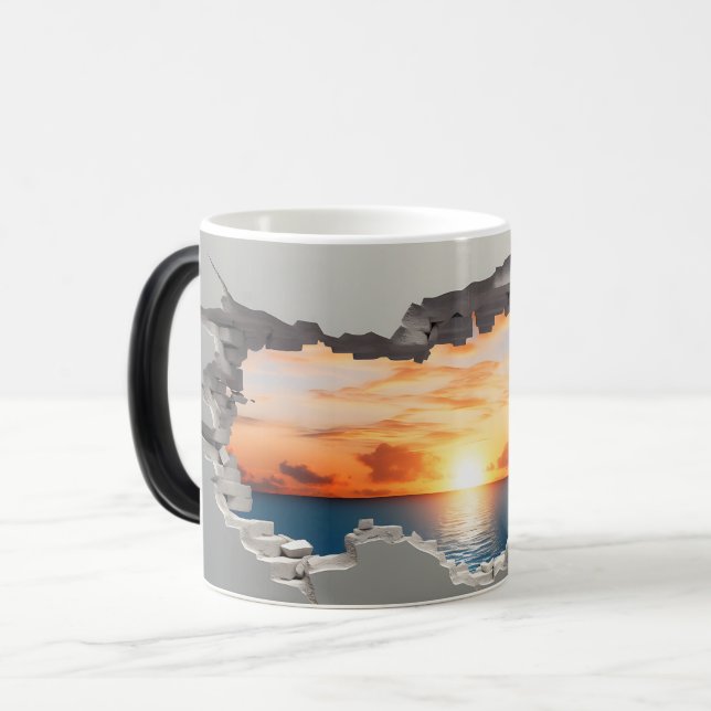 Mug Magic 3D Landscape Verwandlungstasse (Vorderseite Links)