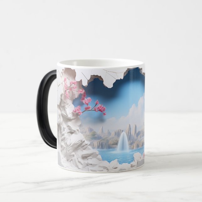 Mug Magic 3D Landscape Verwandlungstasse (Vorderseite Links)