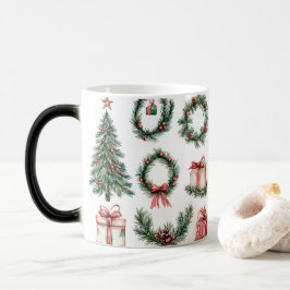 Mug Magic Festive Vintage Verwandlungstasse