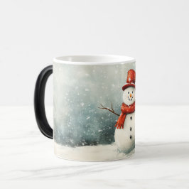 Mug Magic Festive Vintage Verwandlungstasse