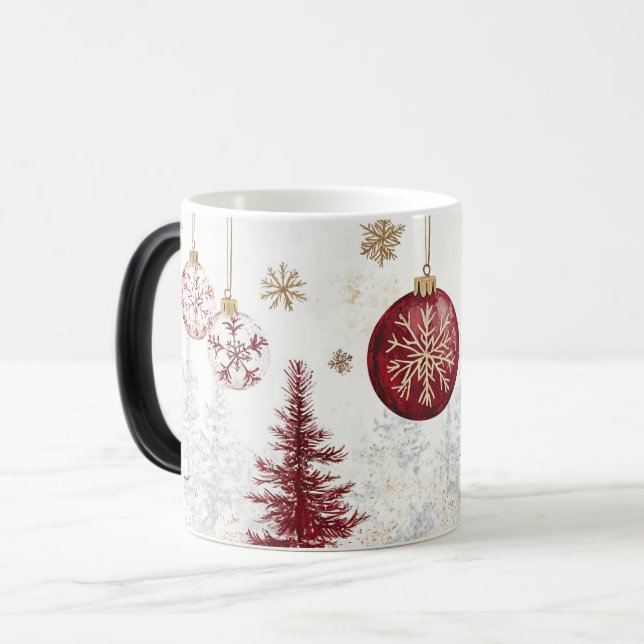 Mug Magic Festive Vintage Verwandlungstasse (Vorderseite Links)