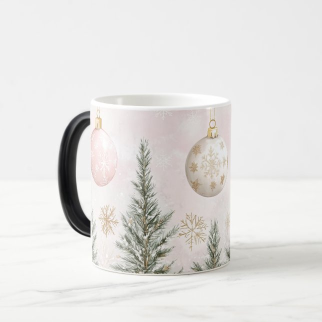 Mug Magic Festive Vintage Verwandlungstasse (Vorderseite Links)