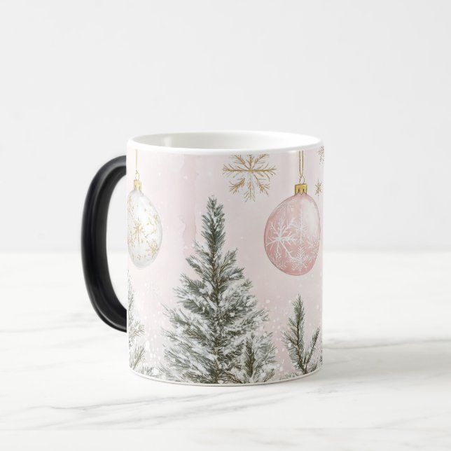 Mug Magic Festive Vintage Verwandlungstasse (Vorderseite Links)