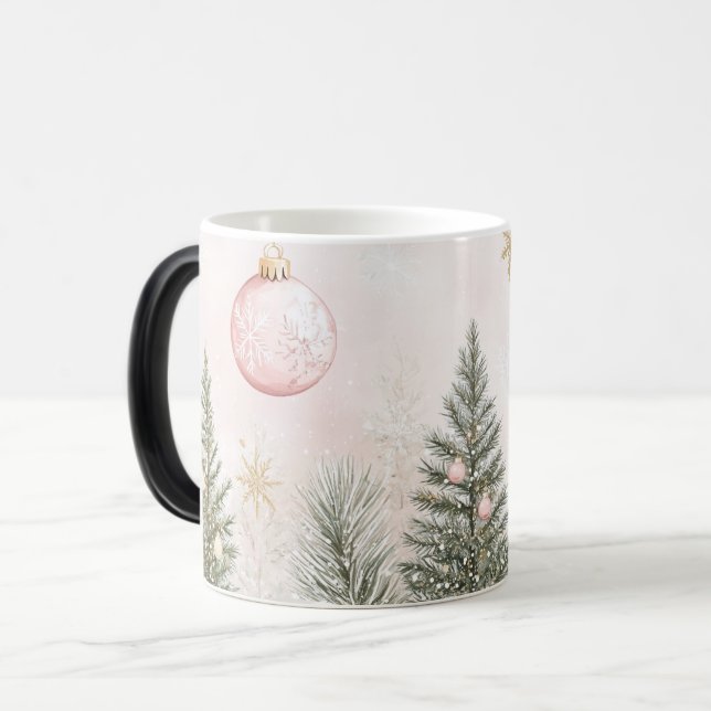 Mug Magic Festive Vintage Verwandlungstasse (Vorderseite Links)