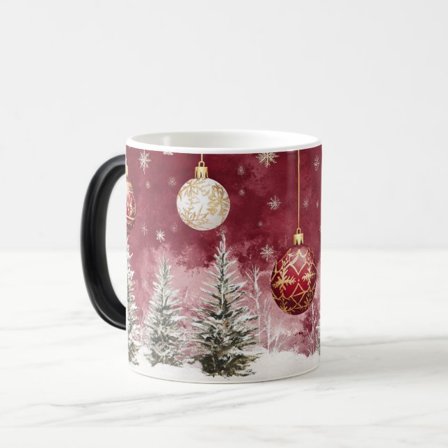 Mug Magic Festive Vintage Verwandlungstasse (Vorderseite Links)
