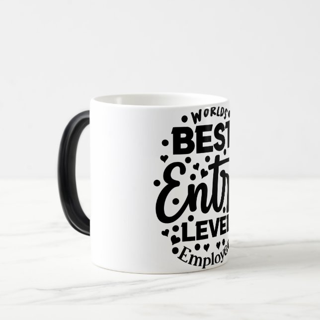 Mug Magic Funny Office Coffee Quotes Verwandlungstasse (Vorderseite Links)