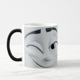 Mug Magic Winking Cartoon Face 3D Verwandlungstasse