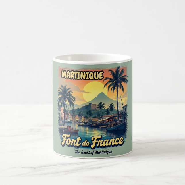 Mug Martinique - Tropischer Strand Kaffeetasse (Mittel)
