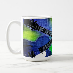 Mug mit dreckigen E-Gitarren Tasse