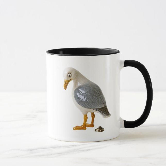 Mug Mouette sieht sich sein Kind an. Tasse (Rechts)