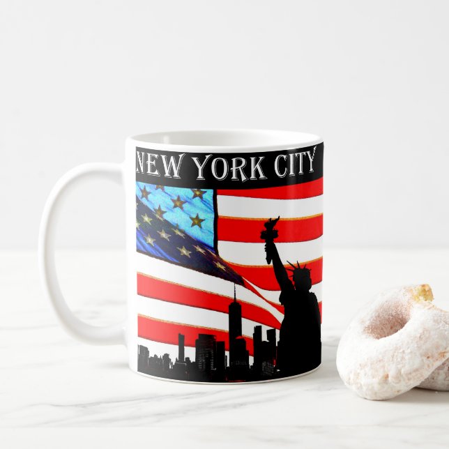 Mug new york city kaffeetasse (Mit Donut)