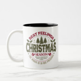 Mug of Warmth: Another Cup of Hot Chocolate Zweifarbige Tasse