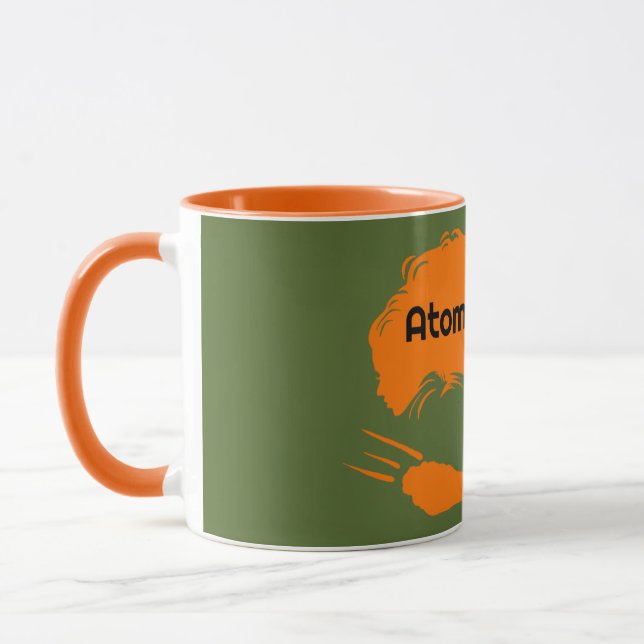 mug orange handle tasse (Links)