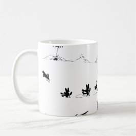 Mug - Oswald - Running from the Lion Background Ed Kaffeetasse