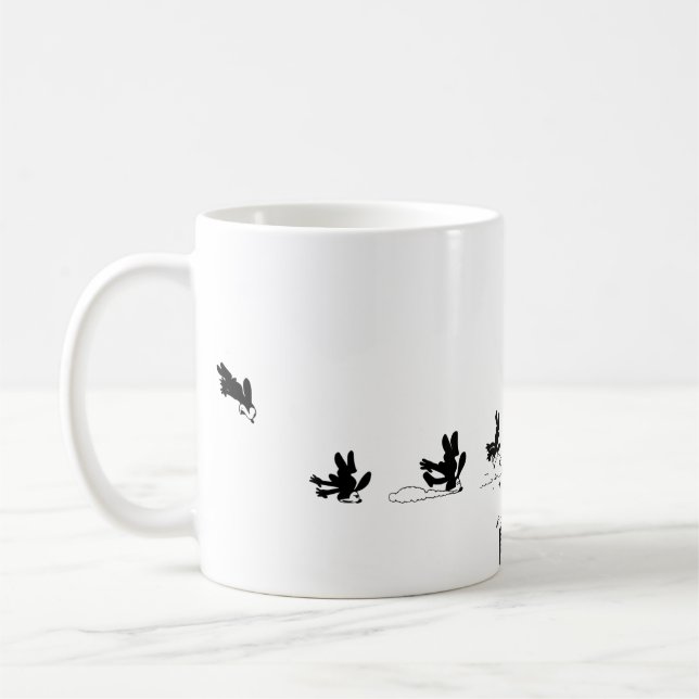 Mug - Oswald - Running from the Lion Kaffeetasse (Links)