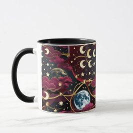 Mug - Red Celestial Moon Tasse