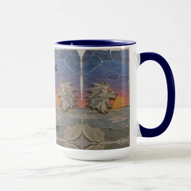 Mug – Roaring Sunset Lion Tasse (Rechts)