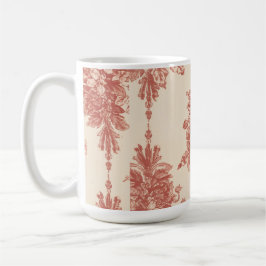 Mug, Romantic Tapestry in Red Kaffeetasse