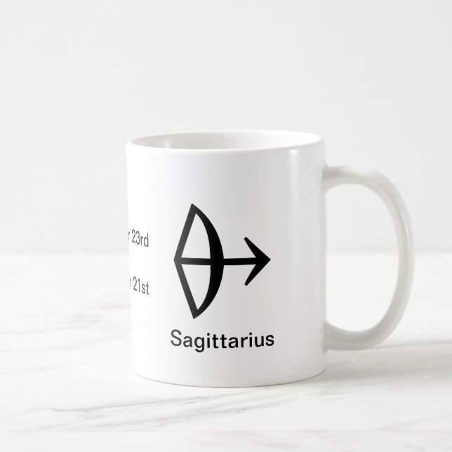 Mug - Sagittarius glyph Tasse (Rechts)
