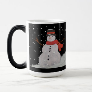 Mug. Schneemänner im Nachschnee Verwandlungstasse