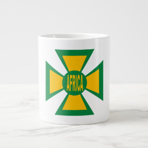 Mug Specialty Jumbo Blanche AFRICA VERT Jumbo-Tasse