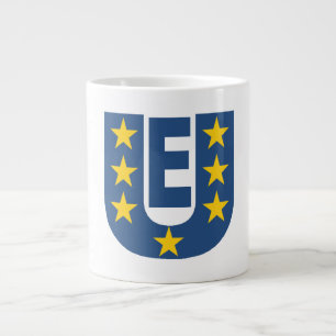 Mug Specialty Jumbo Blanche Design EUROPE Jumbo-Tasse