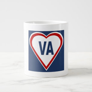 Mug Specialty Jumbo Blanche LOVE VIRGINIA Jumbo-Tasse