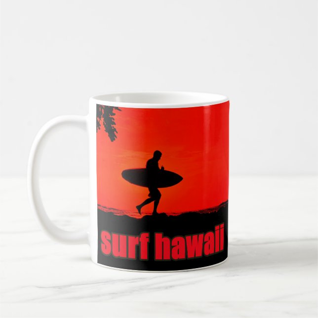 Mug surf hawaii kaffeetasse (Links)