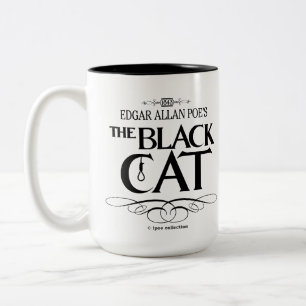 Mug „The Black Cat " Zweifarbige Tasse