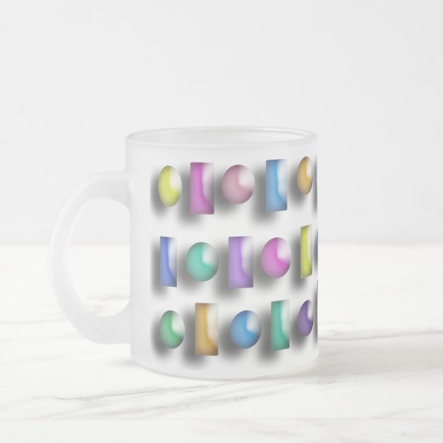 Mug - Three Dimensional Shapes Mattglastasse (Links)