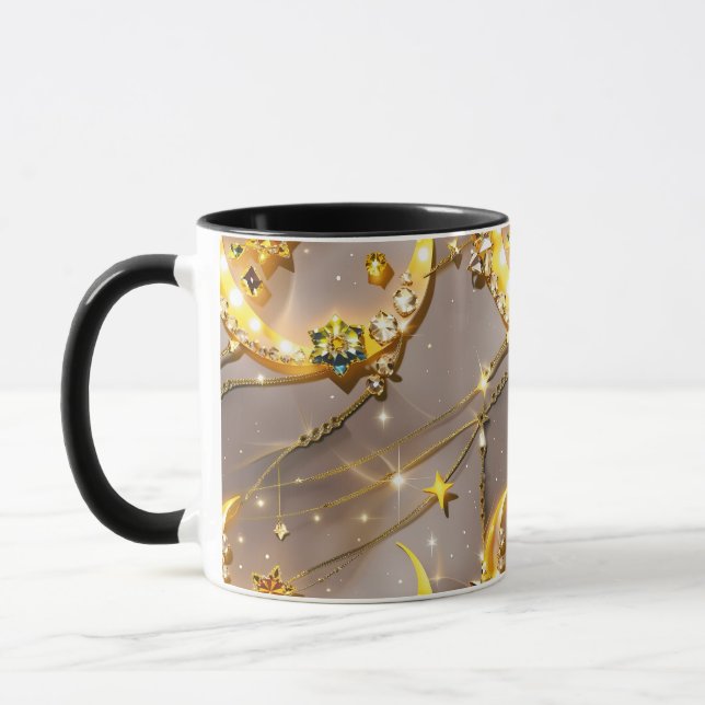 Mug - Topaz Yellow Celestial Moon Tasse (Links)