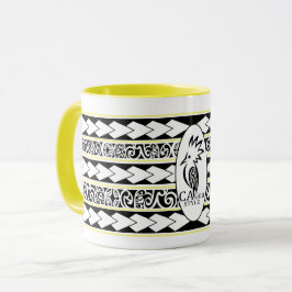 Mug Tribal Ethnic Gelb Tasse