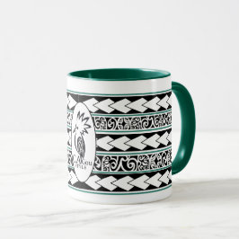 Mug Tribal Ethnic Vert Chasseur Tasse