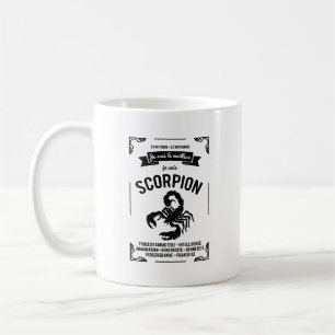 Mug unterschreibt die Leidenschaft: Skorpion Kaffeetasse