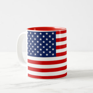Mug USA Flag Zweifarbige Tasse