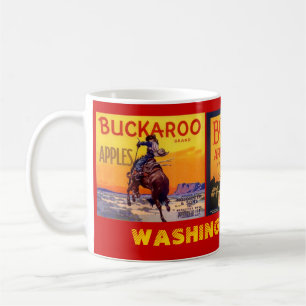 MUG~ VINTAGE WASHINGTON ÄPFEL DREI TASSE