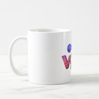 Mug Voices 1 side printed. 325 ml. Kaffeetasse