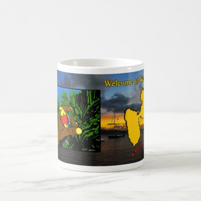 Mug: Welcome to Guadeloupe. Kaffeetasse (Mittel)