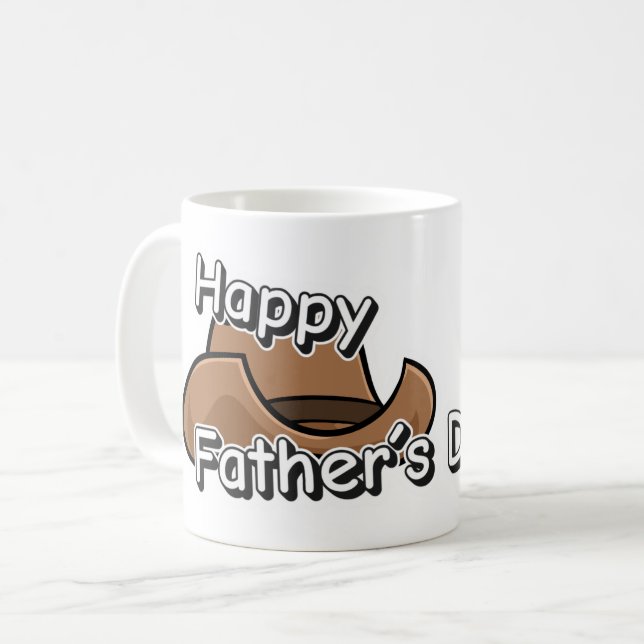 Mug Western Father's Day Design Kaffeetasse (Vorderseite Links)