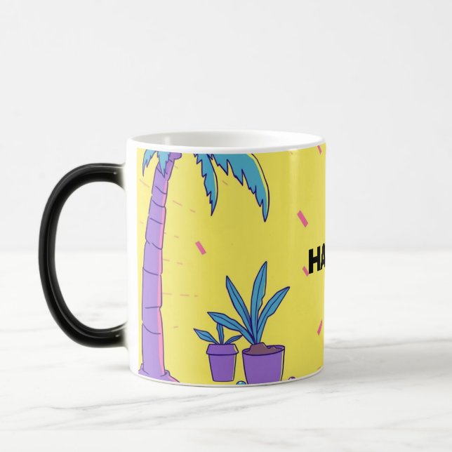 Mug With Astronaut Relaxing in his Chair Verwandlungstasse (Links)