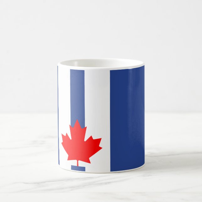 Mug with Flag of Toronto, Ontario Kaffeetasse (Mittel)
