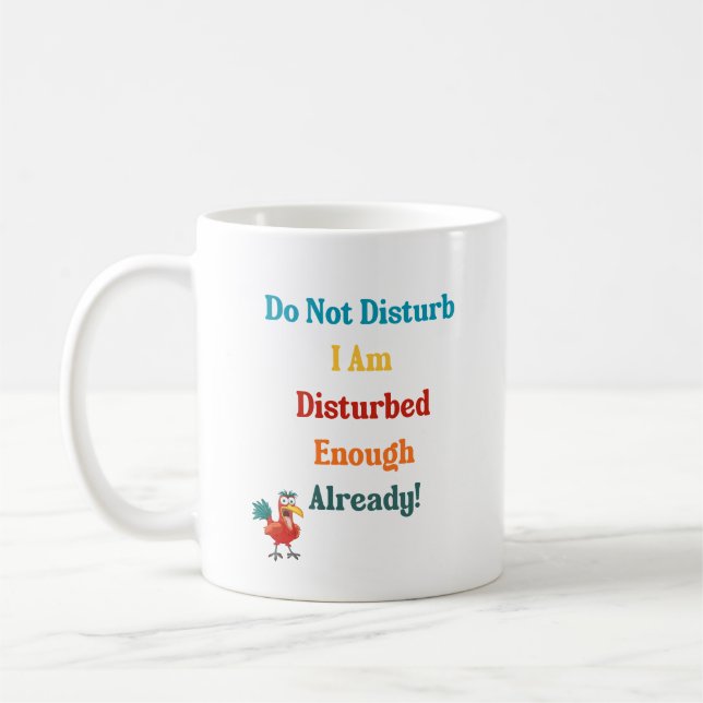 Mug with funny colorful quote and picture. kaffeetasse (Links)