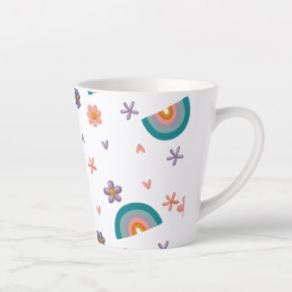 Mug with Rainbow and Stars – Cute Aesthetic Design Milchtasse