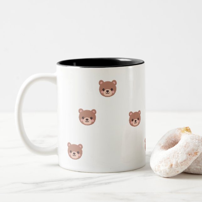 Mug Zweifarbige Tasse (Mit Donut)