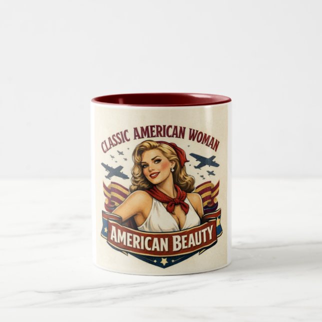 Mug Zweifarbige Tasse (Mittel)