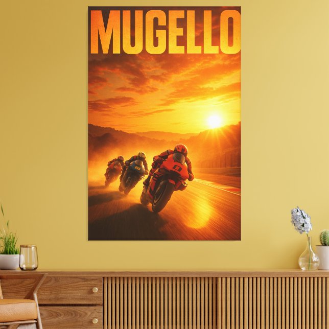 Mugello Circuit MotoGP Italian Grand Prix 2024 Tus Leinwanddruck (Insitu (Wohnzimmer))
