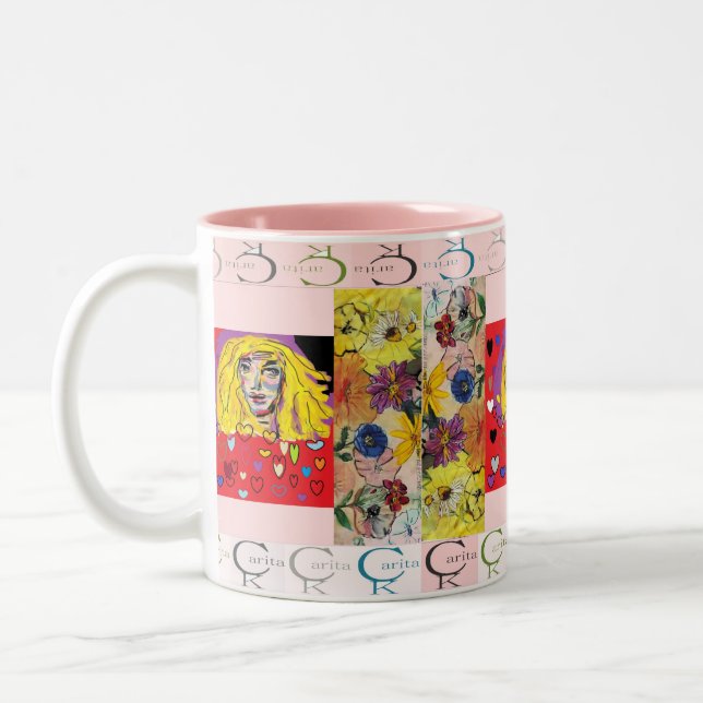 Mugg Carita K design Zweifarbige Tasse (Links)