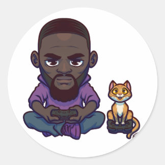 Muggah's x Panik Runder Aufkleber