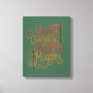 MUGGLE™ Lokalisierte Übersetzungen Grafik Leinwanddruck